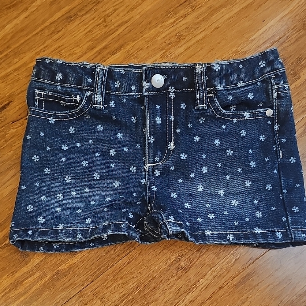 Joe's Jeans Size 4T - Floral Denim Jean Shorts - No Wear